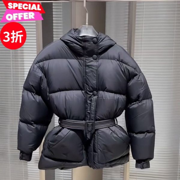 烏克蘭 Ienki Ienki Michlin Soft Black 束腰連帽羽絨外套  黑色  S Ienki Ienki、Michlin、羽絨外套、米其林外套、束腰設計、精品服飾、平行輸入、精品平行輸入、100%真品、專櫃真品保證、精品折扣、優惠精品價格、限時優惠、快速配送、台灣精品代購