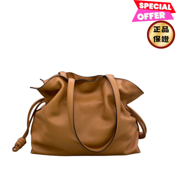 Loewe 超大型 XL 納帕小牛皮 Flamenco 包 溫暖沙漠色 Loewe, Flamenco, 納帕小牛皮, 手拿包, 西班牙製造