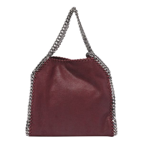 Stella McCartney Falabella 迷你3鍊包  酒紅色﻿ 