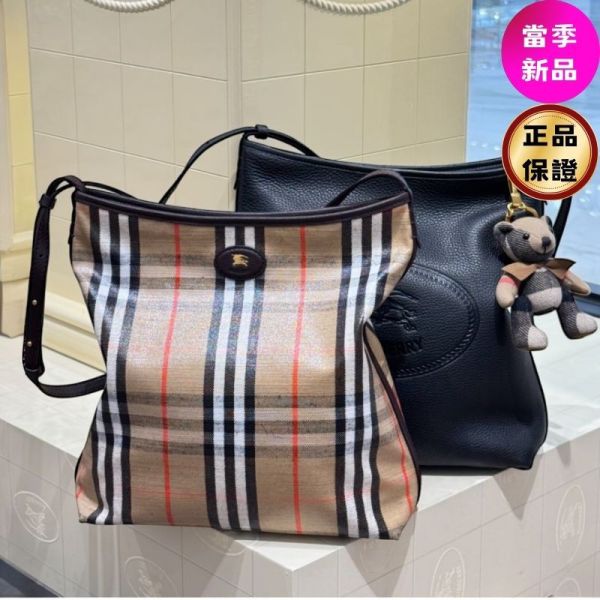 Burberry 81122611 小款 Highlands 肩背包 沙米色 Burberry Highlands｜Burberry 肩背包｜沙米色包款｜Burberry 小款包包