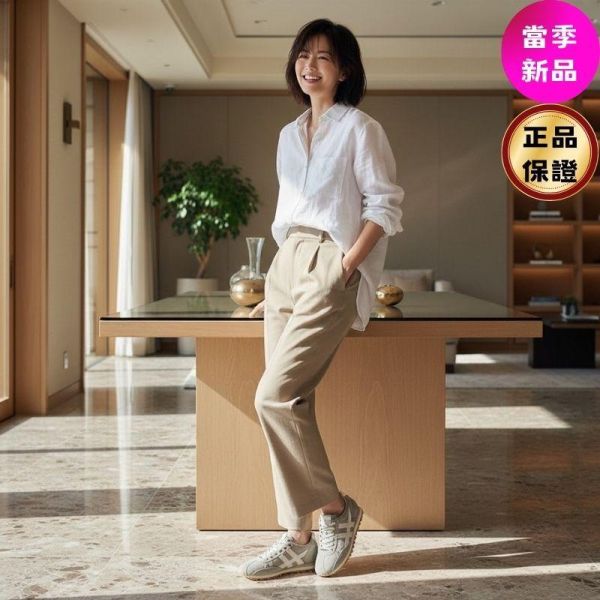 Hogan 女款 86er 麂皮復古阿甘運動鞋  灰色/底高4公分  IT36.5/37/37.5/38/39 Hogan Athletic,復古跑鞋,女款運動鞋,義大利製女鞋,H型鞋釘大底