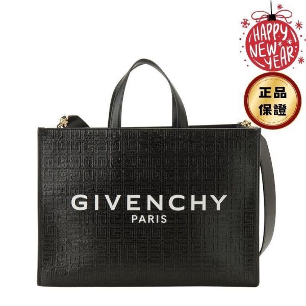 Givenchy 中號 G 皮革購物托特包 黑色  附長款肩背帶 Givenchy G托特包,Givenchy 托特包,中號手提包,黑色精品包,義大利製造