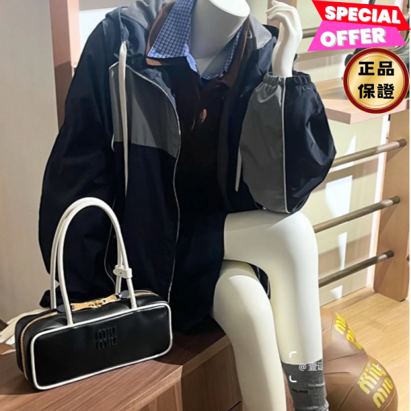Miu Miu 5BB173 小牛皮 Beau 保齡球包  干邑棕色 Miu Miu、Beau 手袋、小牛皮包、復古手挽包、Miu Miu 正品、精品平行輸入、義大利製、限時優惠、時尚手提包推薦