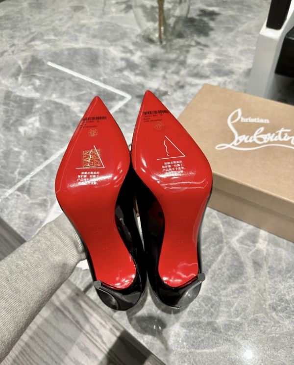 Christian Louboutin Kate 100漆皮高跟紅底鞋  黑色  EU 36/36.5/37/38/38.5/39/40 LOEWE,Hammock