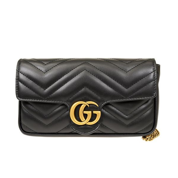 Gucci  ‎751526 迷你 GG MARMONT WOC 多用包   黑色 