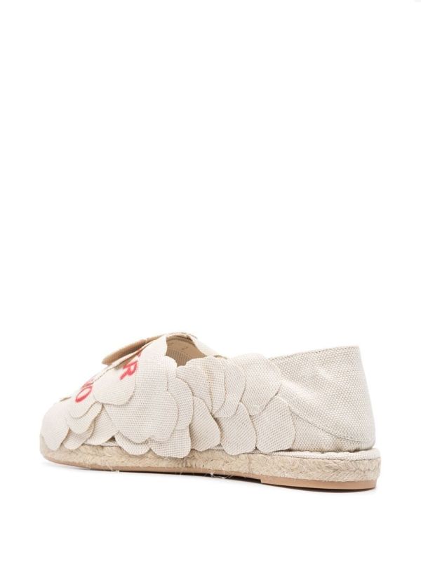 Valentino 女款 Atelier 3D 花瓣貼花麻底鞋    IT 36/36.5/37 