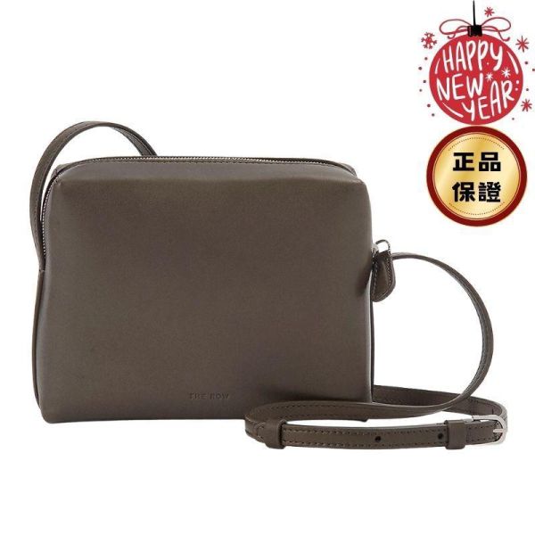 The Row Regent 小羊皮相機斜背包  卡其色 The Row, REGENT Crossbody, 斜背包, 納帕皮革, 黑色, 義大利製造