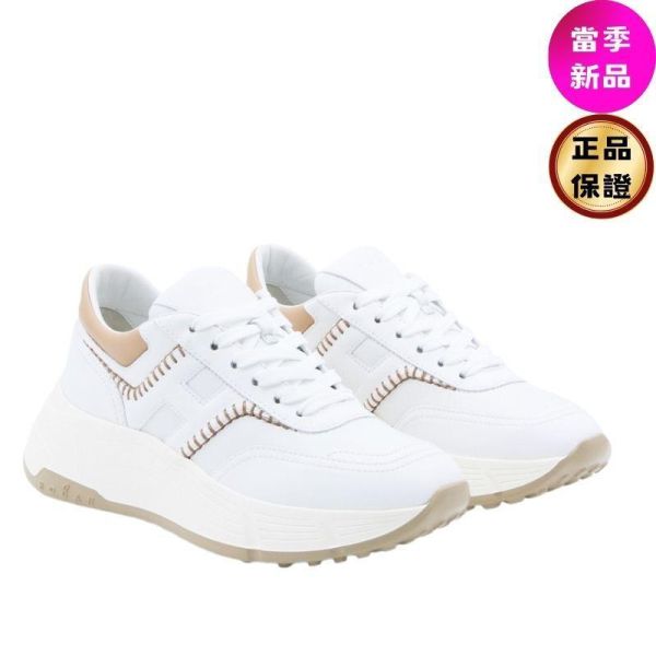 Hogan 女款 Hi-Fi 納帕皮革厚底雲朵運動鞋  車線裝飾/底高6.5公分  IT35/36/36.5/37/37.5/38/38.5/39/40 Hogan,Hi-Fi,女款運動鞋,厚底運動鞋.雲朵運動鞋