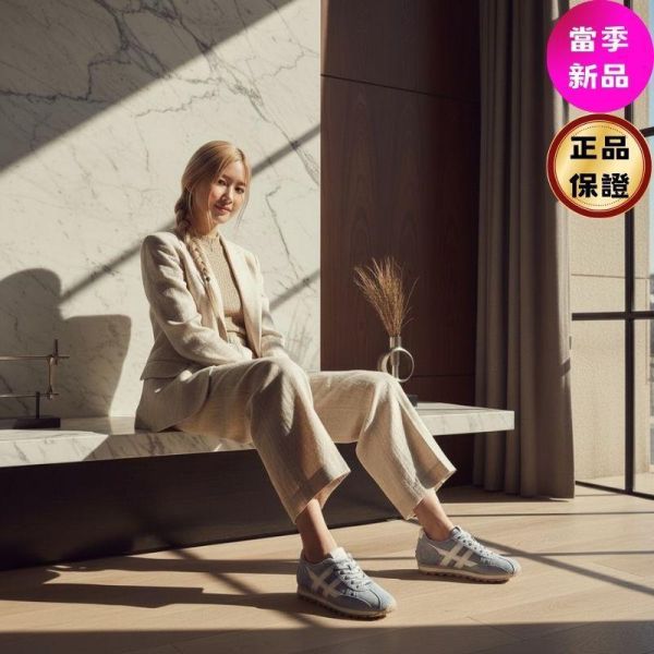 Hogan 女款 86er 麂皮復古阿甘運動鞋  藍色/底高4公分  IT35/36/37/37.5/38/38.5/39/40/41 Hogan Athletic,復古跑鞋,女款運動鞋,義大利製女鞋,H型鞋釘大底