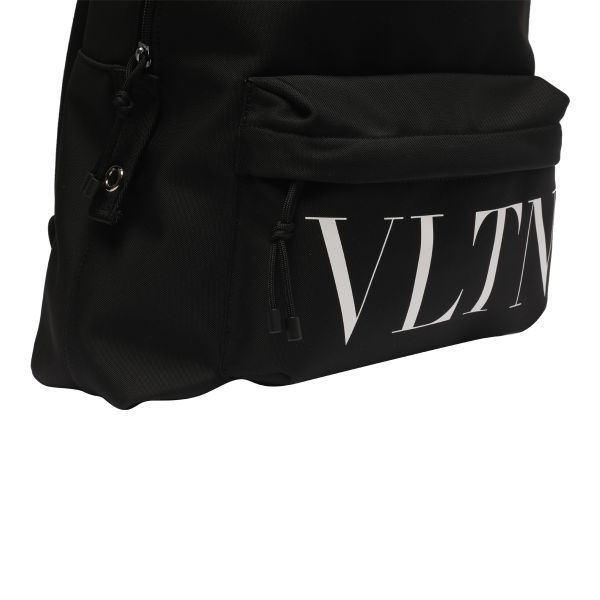 Valentino 男款VLTN 尼龍背包  黑色 