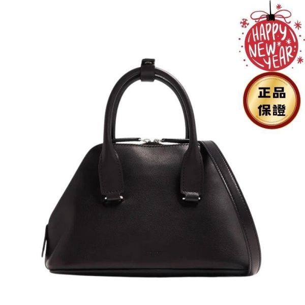 The Row 迷你款小牛皮 Devon 包  黑色 The Row, Mini Devon, 小牛皮包, 黑色, 極簡奢華, 義大利製造