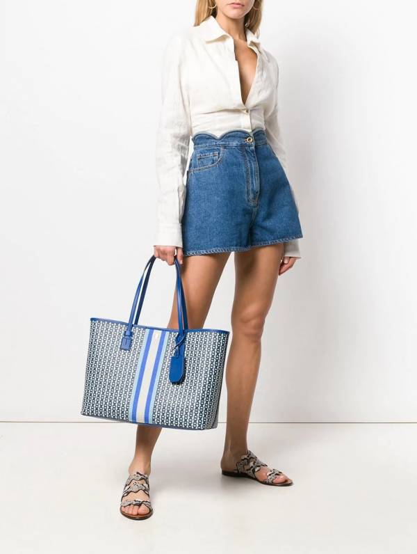 Tory Burch Gemini Link 大款托特包 藍色 