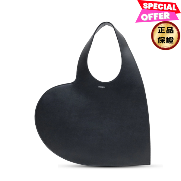 Coperni 法國小眾品牌柔軟小牛皮 Heart 愛心托特包  黑色 Heart Tote, 義大利製造, 柔軟皮革, 心形設計, 銀箔Coperni, 時尚單品