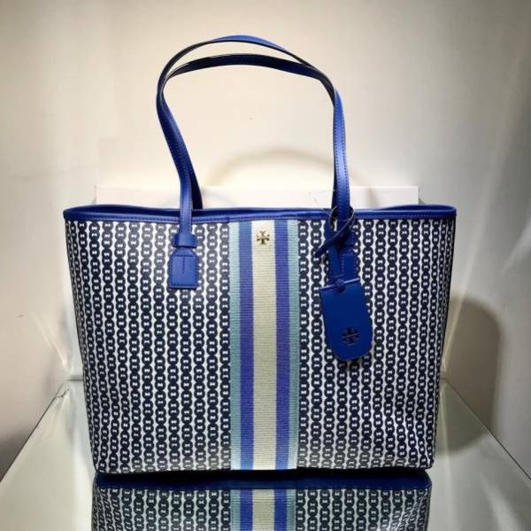 Tory Burch Gemini Link 大款托特包 藍色 