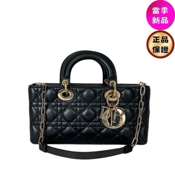 Dior 中款 Cannage 羊皮 Lady D-Joy 包  黑色 Dior,LadyDJoy,羊皮包,Cannage,精品包