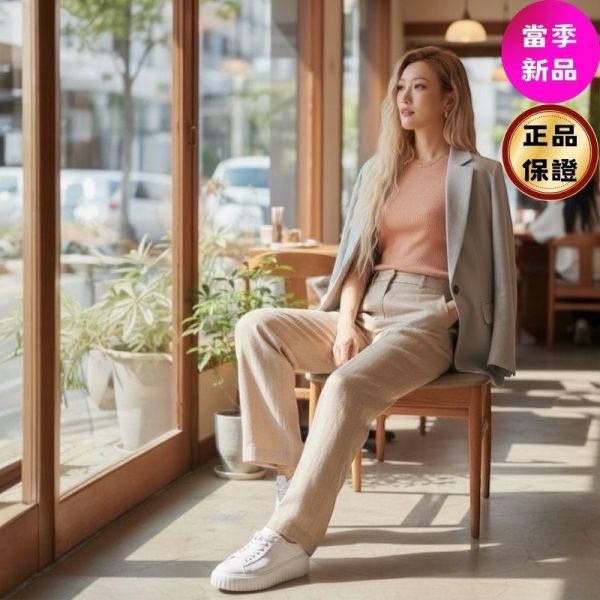 Hogan 女款 H-Stripes 光滑皮革6公分厚底餅乾運動鞋  白色  EU36/38/39/40 Hogan, H-Stripes, 運動鞋, 白黑, 納帕皮革, 超輕量大底, 義大利製