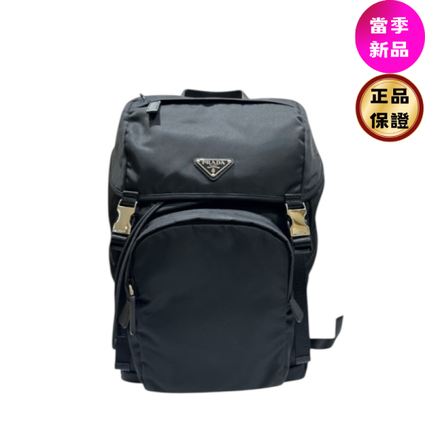 Prada 2VZ135 再生尼龍及Saffiano皮革 後背包  黑色 Prada 2VZ135 再生尼龍及Saffiano皮革 後背包  黑色,
PRADA後背包