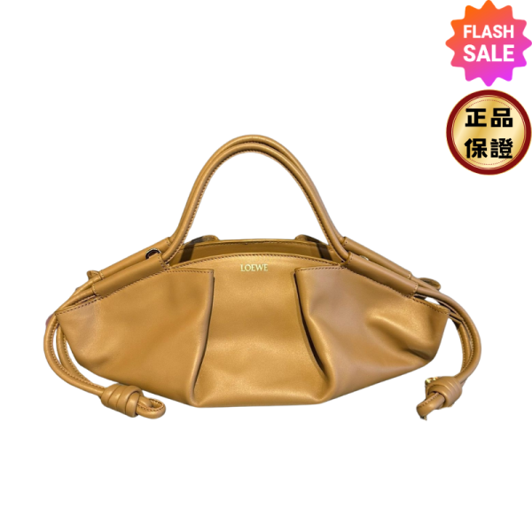 Loewe 亮面納帕小牛皮小款 Paseo 包  橡木色﻿ LOEWE, Paseo 包, 亮面納帕小牛皮, 小款包, 西班牙製造, LOEWE 手提包