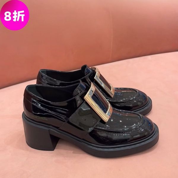 Roger Vivier 女款 Viv Rangers 方扣漆皮粗跟樂福鞋  增高6公分 黑色  IT 35/35.5/36/36.5/37/37.5/38/38.5/39 Roger Vivier、Viv' Rangers、RV鞋款價格、RV鞋子專櫃、RV鞋款評價、RV鞋子尺寸、RV專櫃位置、RV真品鑑定、樂福鞋、漆皮鞋、粗跟鞋、精品鞋款、精品鞋子推薦、樂福鞋推薦、實用鞋款推薦、精品鞋款評價、鞋款價格、平行輸入、精品平行輸入、100%真品、專櫃真品保證、精品折扣、優惠精品價格、限時優惠、快速配送、台灣精品代購、精品鞋款哪裡買、精品鞋子專櫃價格