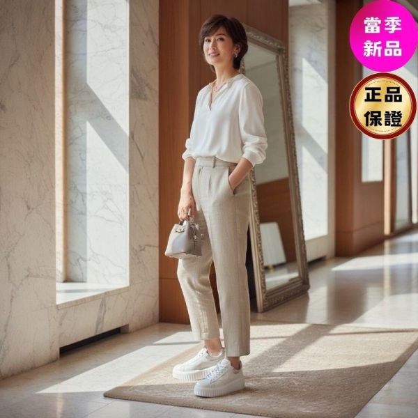 Hogan 女款 H-Stripes 光滑皮革6公分厚底餅乾運動鞋  白色配銀尾  EU35/36/36.5/37/37.5/38/38.5/39/40 Hogan, H-Stripes, 運動鞋, 白黑, 納帕皮革, 超輕量大底, 義大利製