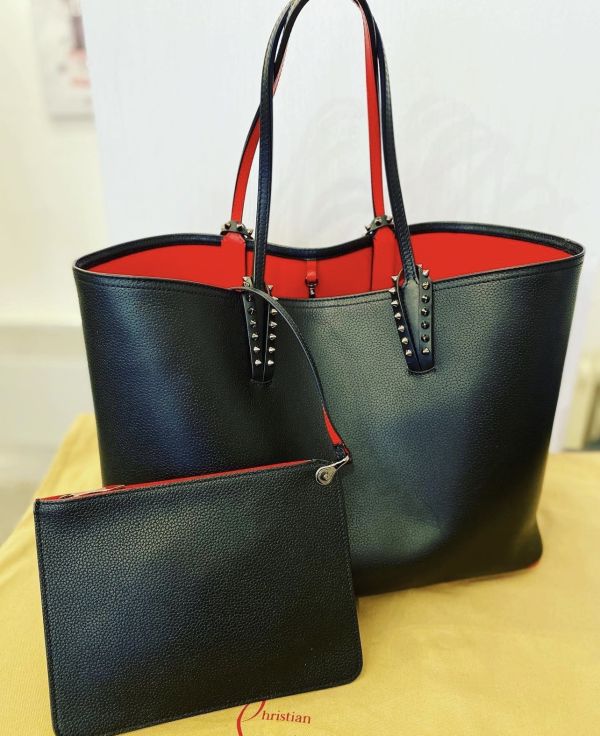 Christian Louboutin  Cabata 托特包  附可拆卸小袋/黑色 LOEWE,Hammock