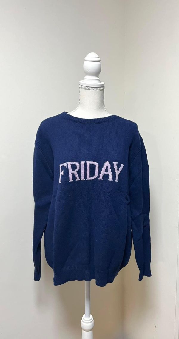 Alberta Ferretti 小日子系列Friday Virgin wool 與喀什米爾cashmere混紡針織毛衣上衣 IT44/M 