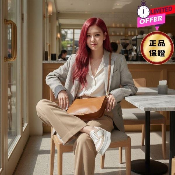 Celine123632 Soft Triomphe Besace 亮面小羊皮包  柔和棕褐色 CELINE,Soft Triomphe,Besace,小羊皮斜背包,法式精品