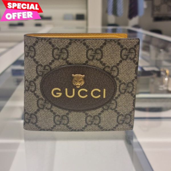 Gucci 473954 Neo Vintage GG Supreme 短夾/錢包 
