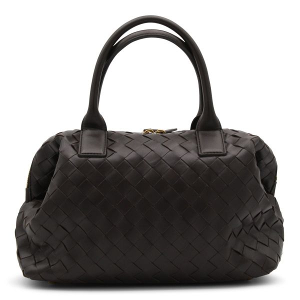 Bottega Veneta 753173 中款 Bauletto 保齡球包    翻糖﻿棕 