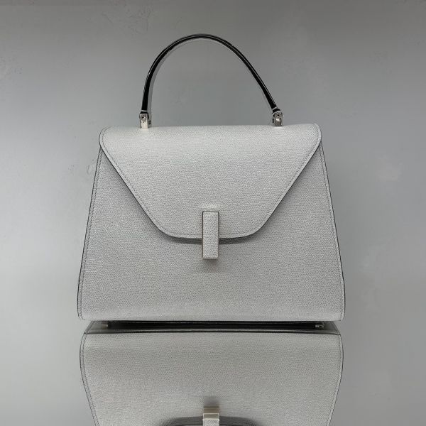 Valextra 中款 Iside 兩用包  Ash Grey 煙塵灰/義大利愛馬仕 Valextra 中款 Iside 兩用包  Ash Grey 煙塵灰/義大利愛馬仕