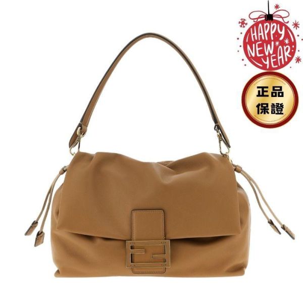 Fendi 8BR834 大款納帕軟皮 Mamma Baguette 貝貴包 奶茶色 Fendi, Fendi 8BR834, Fendi Mamma Baguette, Fendi Baguette 包, Fendi 大型腋下包, Fendi 納帕皮包, Fendi 奶茶色, Fendi FF 扣包, 精品腋下包, iPad 11 可放包款, Fendi Baguette 價格, Fendi 包推薦, Fendi 包評價, 精品包款推薦, 精品包價格, 平行輸入, 精品平行輸入,
