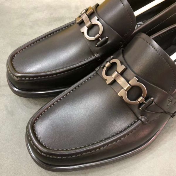 Salvatore Ferragamo 男款 David 紳士樂福鞋 黑色  US5/5.5/6/6.5/7/7.5/8/8.5 