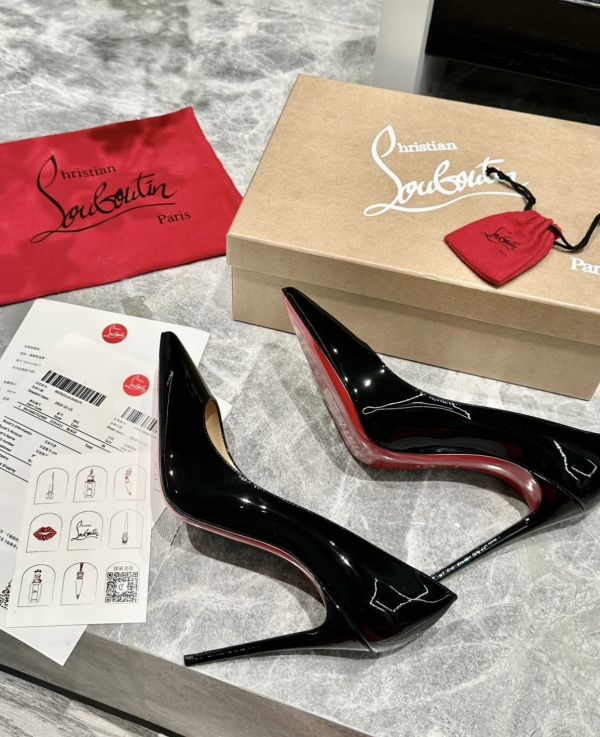 Christian Louboutin Kate 100漆皮高跟紅底鞋  黑色  EU 36/36.5/37/38/38.5/39/40 LOEWE,Hammock