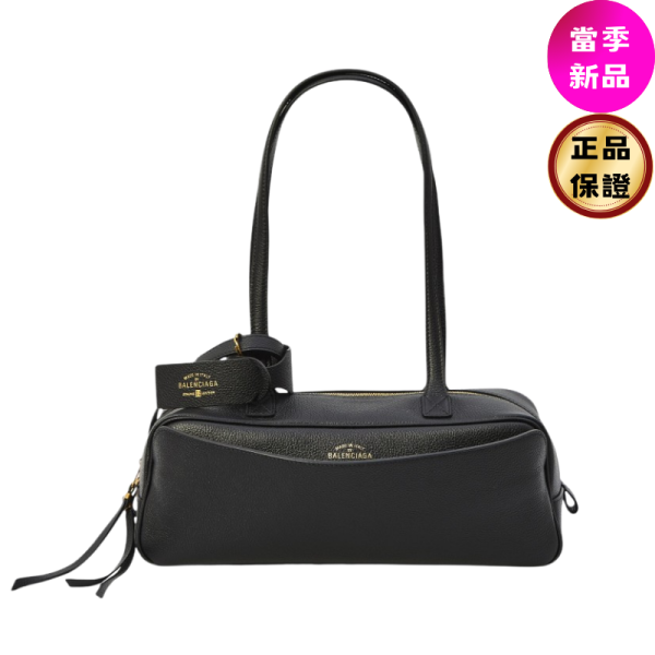 Balenciaga 832920 Carrie Bowling 小款保齡球包  黑色 Balenciaga,Carrie Bowling Bag,小牛皮保齡球包,黑色手袋,義大利製造