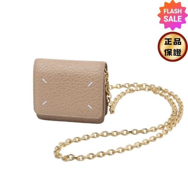 Maison Margiela 四針帶鏈條錢包/短夾 米灰色 Maison Margiela 四針鏈條錢包/短夾

黑色