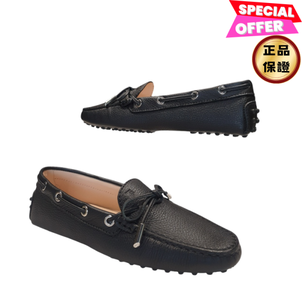 Tod's 女款 Gommino女性錘紋皮革駕駛鞋  黑色﻿  EU35/35.5/36 Tod's, Gommino, 女性錘紋皮革駕駛鞋, 義大利製造, 2公分低跟, 橡膠鞋底, 時尚單品