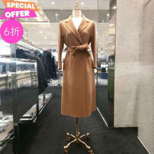 'S Max Mara  Esturia 駝色雙面初羊毛大衣  和服袖長款設計  DT 34 S/ 36 S-M /38M/40M-L 'S Max Mara羊毛大衣, 'S Max Mara長款大衣, 雙面羊毛大衣, 和服袖羊毛大衣, 高級羊毛大衣,Esturia