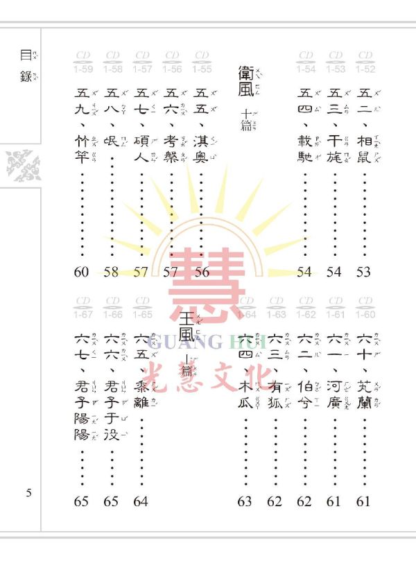 詩經(注音) / 光慧文化編輯 詩經