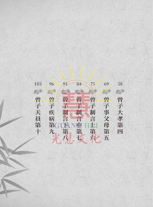 《曾子十篇注釋 》曾子  著/ 阮元   注釋/光慧文化   編校 曾子十篇注釋