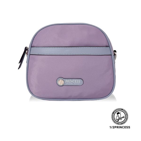 尼龍雙拼饅頭斜背包 