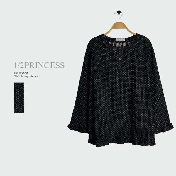 棉質日系點點衫 