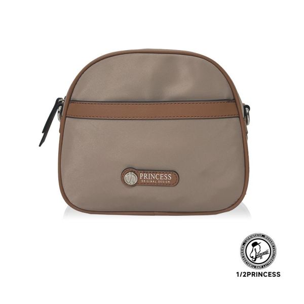 尼龍雙拼饅頭斜背包 