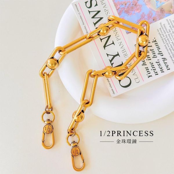 品牌鎏金鍊條萬用帶 