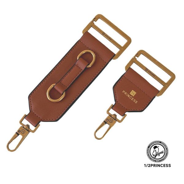 真皮甩紋牛皮&復古皮革組合背帶扣頭區 