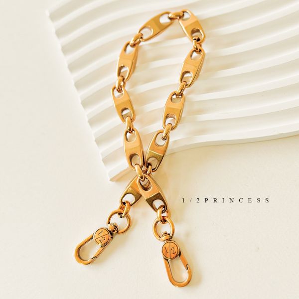 品牌鎏金鍊條萬用帶 