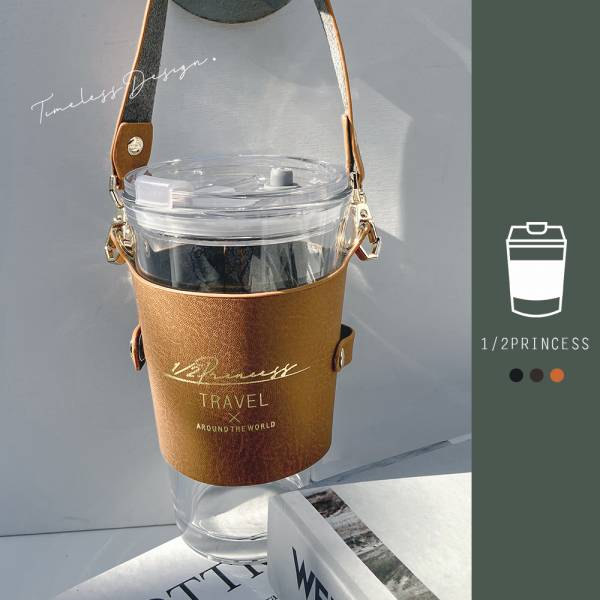 【贈品】燙金皮革飲料提袋 