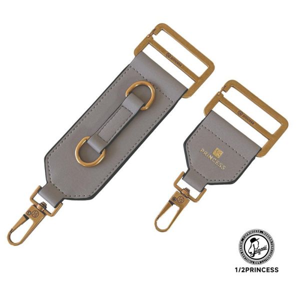 真皮甩紋牛皮&復古皮革組合背帶扣頭區 