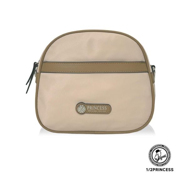 尼龍雙拼饅頭斜背包 