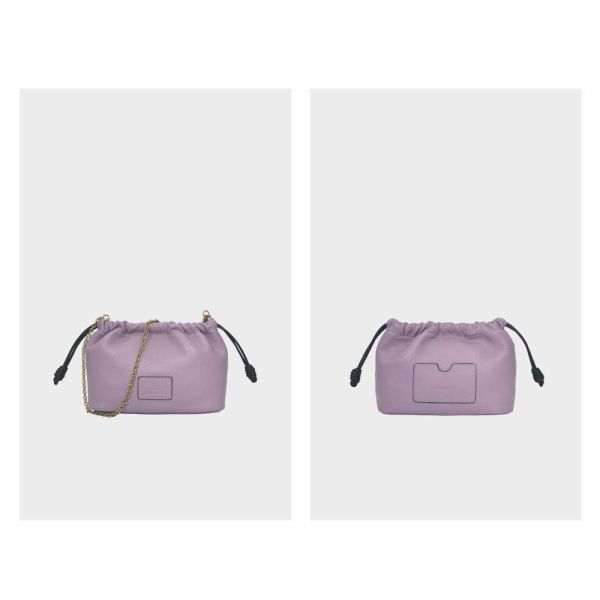 精品館甩紋牛皮空氣微束斜背包 