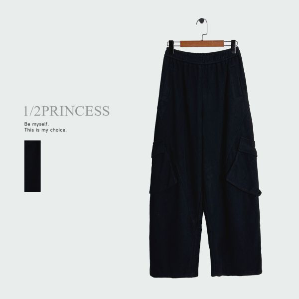 棉質工裝口袋長褲 